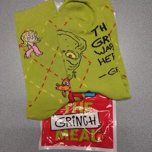 Mcdonalds Grinch Themed Socks 💚 💚
